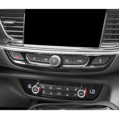 Car Carbon Fiber Navigation Panel Decorative Sticker for Buick Regal 2017-2021, Navigation Panel