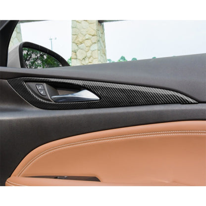 4 in 1 Car Carbon Fiber Inner Door Frame Decorative Sticker for Buick Regal 2017-2021, Inner Door Frame