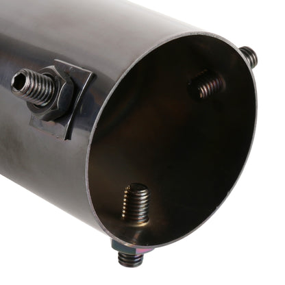 Universal Car Styling Stainless Steel Elbow Exhaust Tail Muffler Tip Pipe, Inside Diameter: 7.2cm, Elbow Inside Diameter: 7.2cm (Grey), Elbow Inside Diameter: 7.2cm (Blue), Elbow Inside Diameter: 7.2cm (Silver)