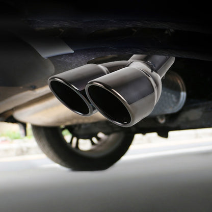 Universal Car Styling Stainless Steel Elbow Exhaust Tail Muffler Tip Pipe, Inside Diameter: 7.2cm, Elbow Inside Diameter: 7.2cm (Grey), Elbow Inside Diameter: 7.2cm (Blue), Elbow Inside Diameter: 7.2cm (Silver)