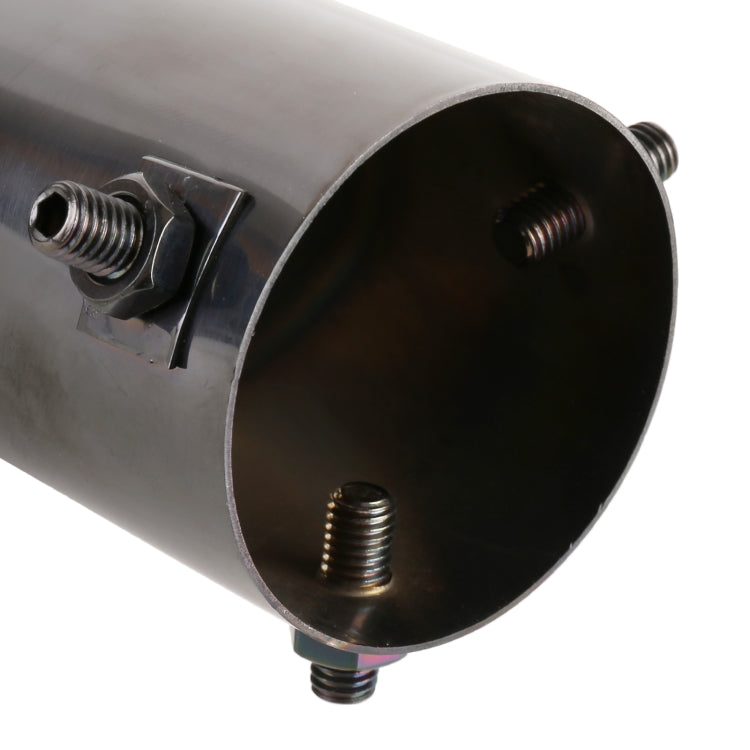 Universal Car Styling Stainless Steel Elbow Exhaust Tail Muffler Tip Pipe, Inside Diameter: 6cm, Elbow Inside Diameter: 6cm (Grey), Elbow Inside Diameter: 6cm (Blue), Elbow Inside Diameter: 6cm (Silver)