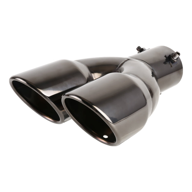 Universal Car Styling Stainless Steel Straight Exhaust Tail Muffler Tip Pipe, Inside Diameter: 7.2cm, Straight Inside Diameter: 7.2cm(Silver), Straight Inside Diameter: 7.2cm (Grey), Straight Inside Diameter: 7.2cm (Blue)