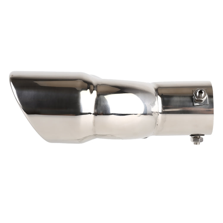 Universal Car Styling Stainless Steel Straight Exhaust Tail Muffler Tip Pipe, Inside Diameter: 7.2cm, Straight Inside Diameter: 7.2cm(Silver), Straight Inside Diameter: 7.2cm (Grey), Straight Inside Diameter: 7.2cm (Blue)