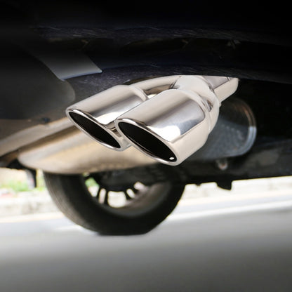 Universal Car Styling Stainless Steel Straight Exhaust Tail Muffler Tip Pipe, Inside Diameter: 7.2cm, Straight Inside Diameter: 7.2cm(Silver), Straight Inside Diameter: 7.2cm (Grey), Straight Inside Diameter: 7.2cm (Blue)