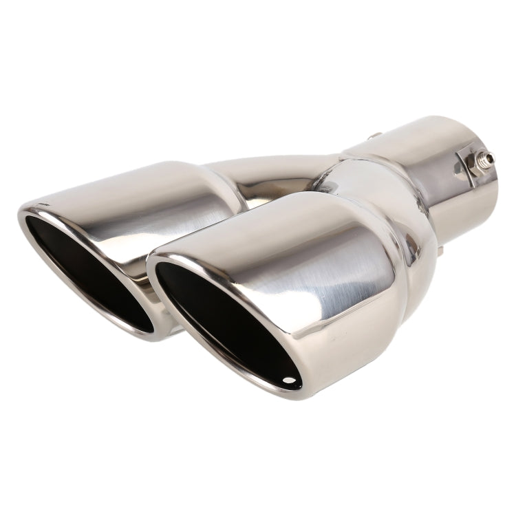 Universal Car Styling Stainless Steel Straight Exhaust Tail Muffler Tip Pipe, Inside Diameter: 7.2cm, Straight Inside Diameter: 7.2cm(Silver), Straight Inside Diameter: 7.2cm (Grey), Straight Inside Diameter: 7.2cm (Blue)