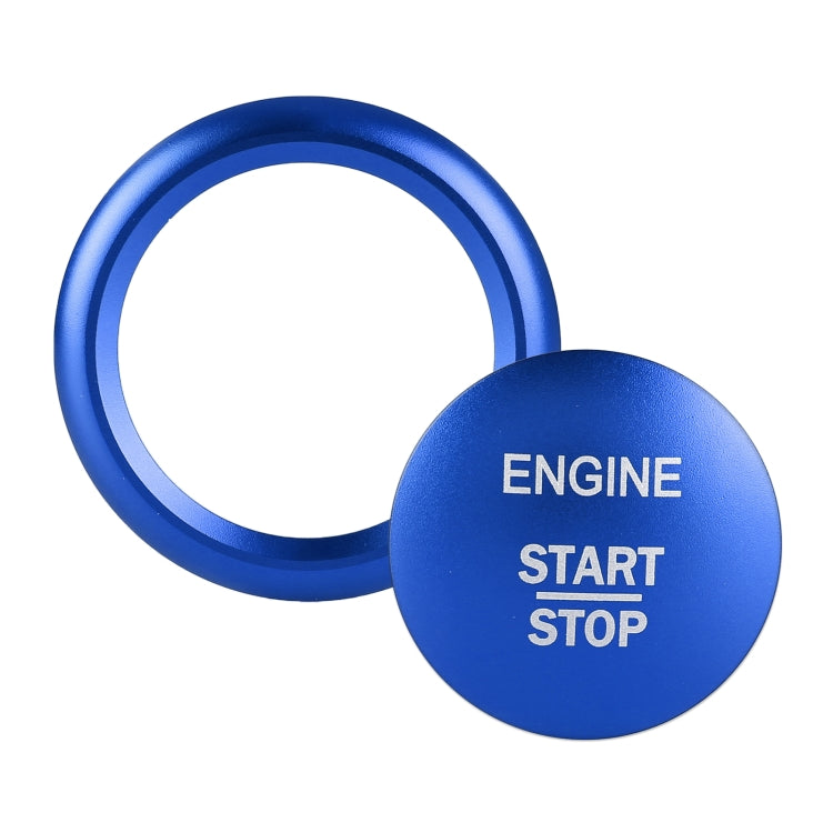 Car Engine Start Key Push Button Ring Trim Sticker Decoration for Mercedes-Benz A-Class 2013-2018 / C-Class 2015-2018 / GLA, For Mercedes-Benz A-Class (Red), For Mercedes-Benz A-Class (Blue)