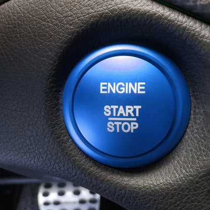 Car Engine Start Key Push Button Ring Trim Sticker Decoration for Mercedes-Benz A-Class 2013-2018 / C-Class 2015-2018 / GLA, For Mercedes-Benz A-Class (Blue), For Mercedes-Benz A-Class (Red)