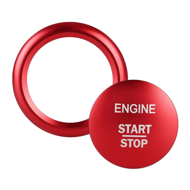 Car Engine Start Key Push Button Ring Trim Sticker Decoration for Mercedes-Benz A-Class 2013-2018 / C-Class 2015-2018 / GLA, For Mercedes-Benz A-Class (Red), For Mercedes-Benz A-Class (Blue)