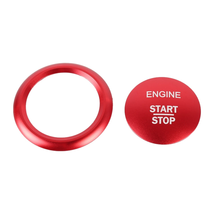 Car Engine Start Key Push Button Ring Trim Sticker Decoration for Mercedes-Benz A-Class 2013-2018 / C-Class 2015-2018 / GLA, For Mercedes-Benz A-Class (Red), For Mercedes-Benz A-Class (Blue)
