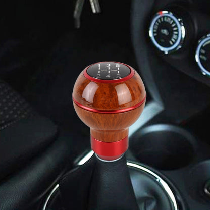 Car Shift Handball Gear Lever Gear 5-stall Wood Texture Shift Knob, 6-stall Wood Texture Shift Knob