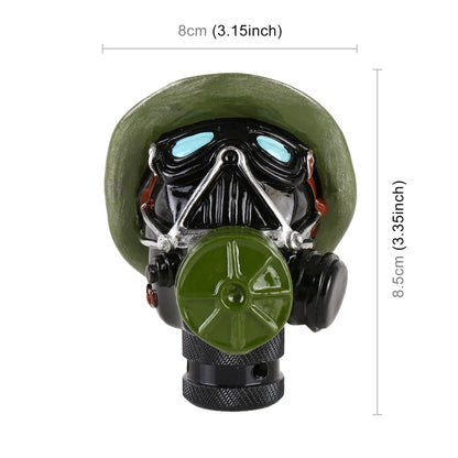 Universal Face Mask Shape Manual or Automatic Gear Shift Knob Fit for All Car, Face Mask Shape Shift Knob Fit