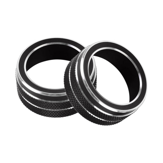 2 PCS Car Metal Air Conditioner Knob Case for Toyota Corolla / Levin / Allion / Yaris 2019-2021, For Toyota Corolla (Black), For Toyota Corolla (Blue), For Toyota Corolla (Purple), For Toyota Corolla (Red), For Toyota Corolla (Silver)