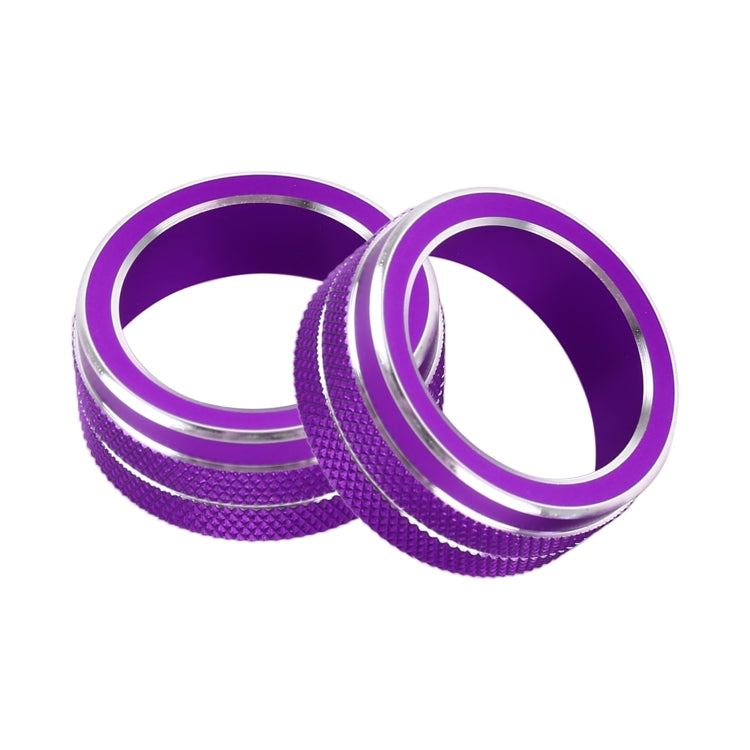 2 PCS Car Metal Air Conditioner Knob Case for Toyota Corolla / Levin / Allion / Yaris 2019-2021, For Toyota Corolla (Blue), For Toyota Corolla (Purple), For Toyota Corolla (Red), For Toyota Corolla (Silver), For Toyota Corolla (Black)