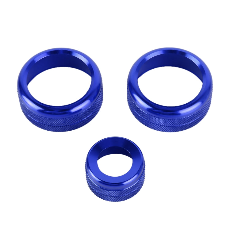 3 PCS Car Metal Air Conditioner Knob Case for BMW X1 / X2 / GT, For BMW X1 / X2 / GT (Red), For BMW X1 / X2 / GT (Silver), For BMW X1 / X2 / GT (Blue)