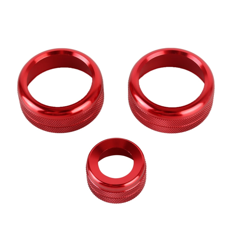 3 PCS Car Metal Air Conditioner Knob Case for BMW X1 / X2 / GT, For BMW X1 / X2 / GT (Red), For BMW X1 / X2 / GT (Silver), For BMW X1 / X2 / GT (Blue)