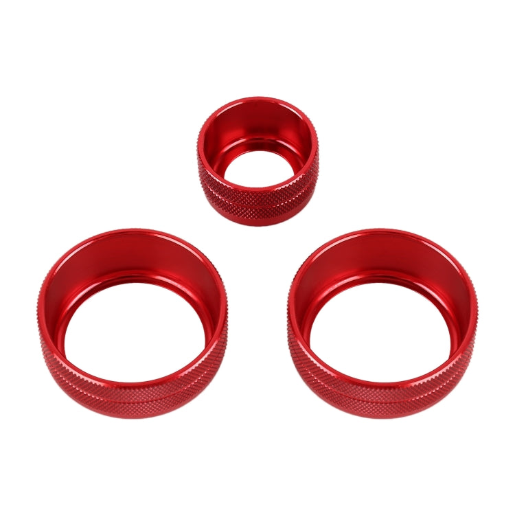 3 PCS Car Metal Air Conditioner Knob Case for BMW X1 / X2 / GT, For BMW X1 / X2 / GT (Red), For BMW X1 / X2 / GT (Silver), For BMW X1 / X2 / GT (Blue)