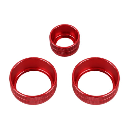 3 PCS Car Metal Air Conditioner Knob Case for BMW X1 / X2 / GT, For BMW X1 / X2 / GT (Red), For BMW X1 / X2 / GT (Silver), For BMW X1 / X2 / GT (Blue)