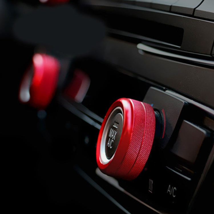 3 PCS Car Metal Air Conditioner Knob Case for BMW X1 / X2 / GT, For BMW X1 / X2 / GT (Red), For BMW X1 / X2 / GT (Silver), For BMW X1 / X2 / GT (Blue)