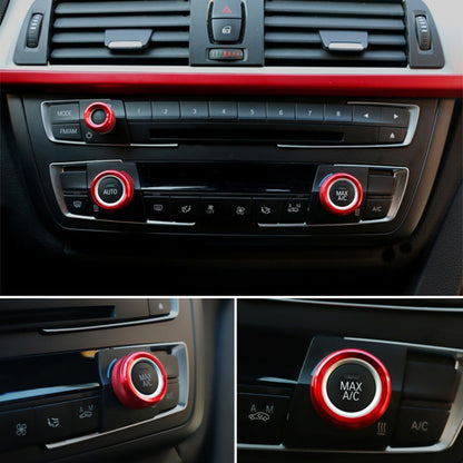 3 PCS Car Metal Air Conditioner Knob Case for BMW X1 / X2 / GT, For BMW X1 / X2 / GT (Red), For BMW X1 / X2 / GT (Silver), For BMW X1 / X2 / GT (Blue)