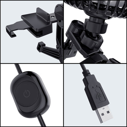 3R-3008 Car USB Air Outlet / Dashboard Fan, 3R-3008