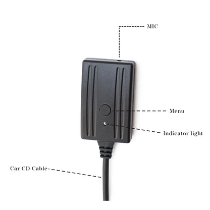 Car RD45 / RD43 Bluetooth Wireless MIC Audio Adapter Cable for Citroen C2/C5 / Peugeot 307 408 508, For Citroen C2/C5 / Peugeot 307