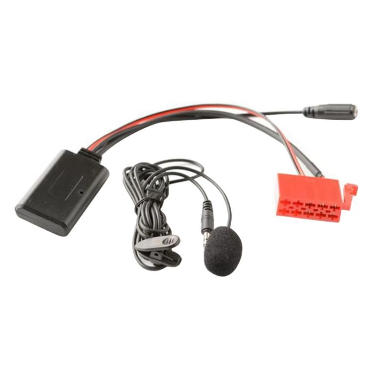 Car AUX Bluetooth Audio Cable Wiring Harness + MIC for Mercedes-Benz Special by abaecker BE2210/BE1650, For Mercedes-Benz Special by abaecker BE2210/BE1650
