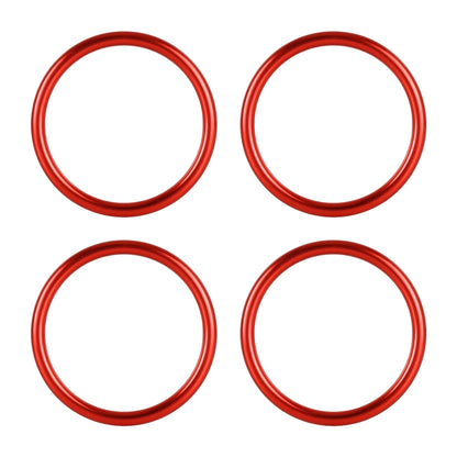 4 PCS / Set Air Conditioning Vent Metal Decorative Ring for Audi A1, For Audi A1