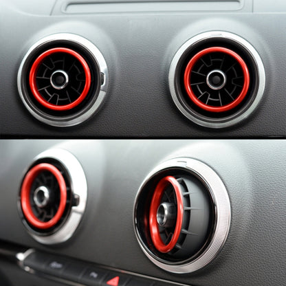 4 PCS / Set Air Conditioning Vent Metal Decorative Ring for Audi A1, For Audi A1