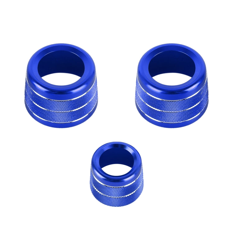 3 PCS / Set Air Conditioning Knob Metal Decorative Ring for BMW X3 / X4 / 5 Series / 7 Series / 6 Series GT, For BMW X3 / X4(Red), For BMW X3 / X4(Silver), For BMW X3 / X4(Blue)