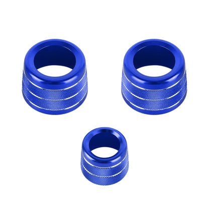 3 PCS / Set Air Conditioning Knob Metal Decorative Ring for BMW X3 / X4 / 5 Series / 7 Series / 6 Series GT, For BMW X3 / X4(Blue), For BMW X3 / X4(Red), For BMW X3 / X4(Silver)