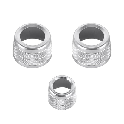 3 PCS / Set Air Conditioning Knob Metal Decorative Ring for BMW X3 / X4 / 5 Series / 7 Series / 6 Series GT, For BMW X3 / X4(Red), For BMW X3 / X4(Silver), For BMW X3 / X4(Blue)
