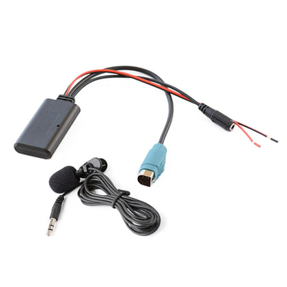 Car AUX Bluetooth Wireless Music Audio Cable + MIC Phone  for Alpine KCE-236B 9870/9872, For Alpine KCE-236B 9870/9872
