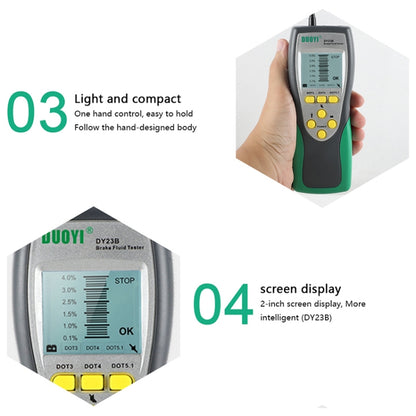 DUOYI DY23B Car Brake Fluid Detection Pen Moisture Tester, DY23B