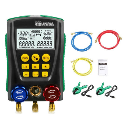 DUOYI DY517A Car Air Conditioning Diagnostic Instrument Temperature Monitor Fluoride Meter, DY517A