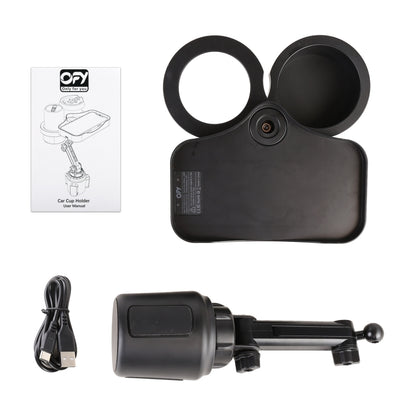 Car Multi-function Water Cup Holder with Wireless Charging Function, with Wireless Charging Function