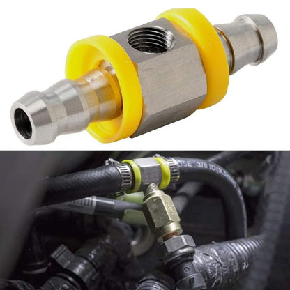 Motorcycle 3/8 inch Fuel Pipe Fuel Pressure Connector, 3/8 inch