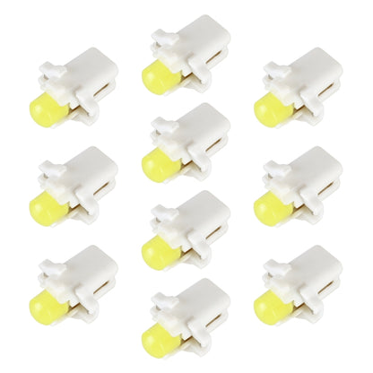 10 PCS B8.3 0.2W DC12V Wedge Instrument Panel COB LED Light Dashboard Gauge Cluster Indicator Lamp Bulb, B8.3 (Green Light), B8.3 (Red Light), B8.3 (White Light), B8.3 (Yellow Light), B8.3 (Blue Light)