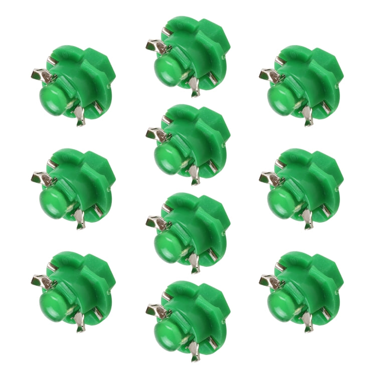 10 PCS B8.4 0.2W DC12V Wedge Instrument Panel COB LED Light Dashboard Gauge Cluster Indicator Lamp Bulb, B8.4 (Pink Light), B8.4 (Green Light), B8.4 (Red Light), B8.4 (White Light), B8.4 (Yellow Light)