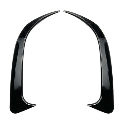 Car Rear Bumper Wind Knife Blade Decoration Sticker for Mercedes-Benz CLA200/220/250/260, Rear Wind Knife For Mercedes-Benz CLA200(Black), Rear Wind Knife For Mercedes-Benz CLA200(Carbon Fiber Black)