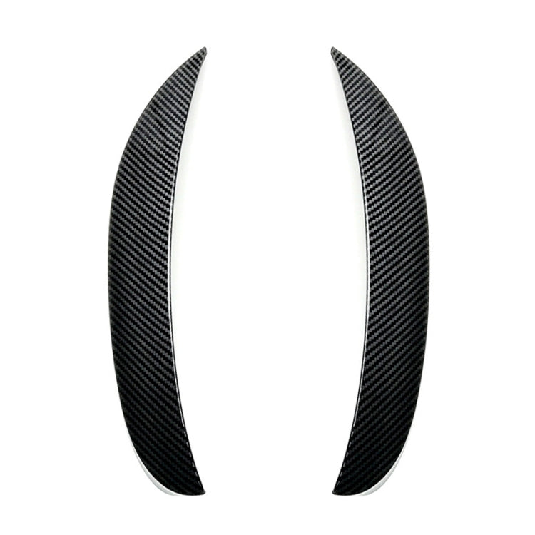 Car Front Wind Knife Decoration Sticker Strip for Mercedes-Benz C Class C180L/C260L/C300L, Front Wind Knife For Mercedes-Benz C Class(Carbon Fiber Black), Front Wind Knife For Mercedes-Benz C Class(Black)