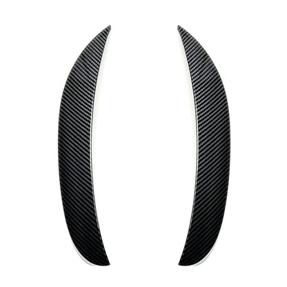 Car Front Wind Knife Decoration Sticker Strip for Mercedes-Benz C Class C180L/C260L/C300L, Front Wind Knife For Mercedes-Benz C Class(Carbon Fiber Black), Front Wind Knife For Mercedes-Benz C Class(Black)