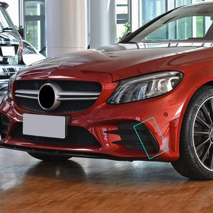 Car Front Wind Knife Decoration Sticker Strip for Mercedes-Benz C Class C180L/C260L/C300L, Front Wind Knife For Mercedes-Benz C Class(Carbon Fiber Black), Front Wind Knife For Mercedes-Benz C Class(Black)