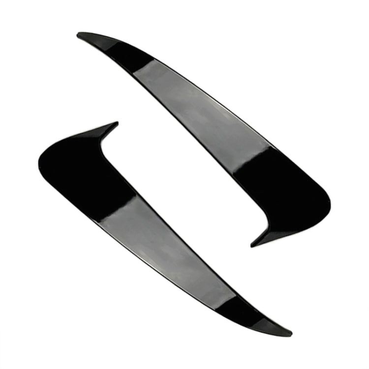 Car Rear Bumper Air Outlet Wind Knife Blade Decoration Sticker Strip for Mercedes-Benz C Class W205, Rear Wind Knife For Mercedes-Benz C Class(Carbon Fiber Black), Rear Wind Knife For Mercedes-Benz C Class(Black)