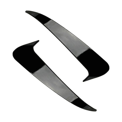 Car Rear Bumper Air Outlet Wind Knife Blade Decoration Sticker Strip for Mercedes-Benz C Class W205, Rear Wind Knife For Mercedes-Benz C Class(Carbon Fiber Black), Rear Wind Knife For Mercedes-Benz C Class(Black)