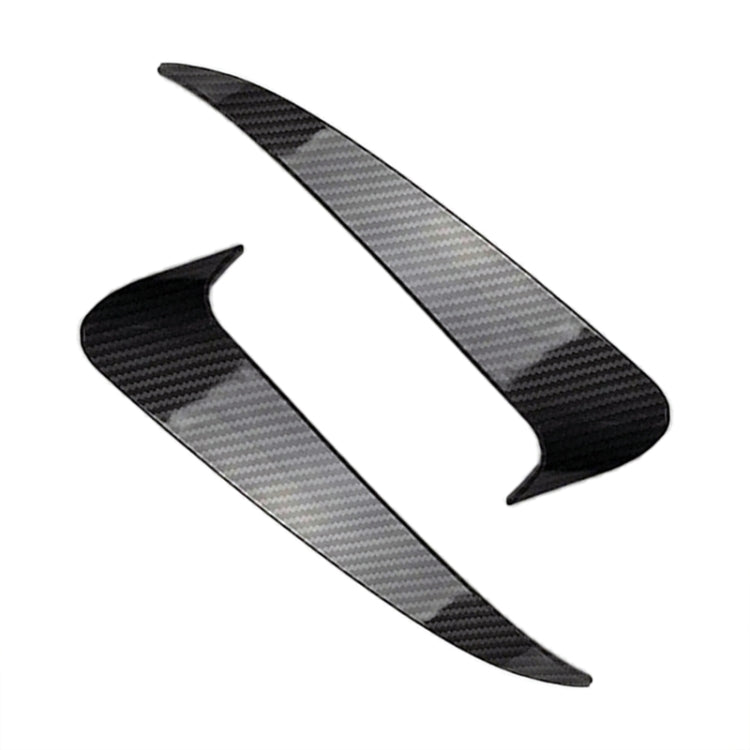 Car Rear Bumper Air Outlet Wind Knife Blade Decoration Sticker Strip for Mercedes-Benz C Class W205, Rear Wind Knife For Mercedes-Benz C Class(Carbon Fiber Black), Rear Wind Knife For Mercedes-Benz C Class(Black)