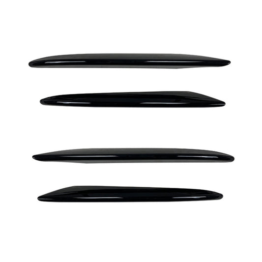 Car Front Bumper AMG Air Inlet Grille Decoration Sticker Strip for Mercedes-Benz E Class W213 2016-2020/E200/E260/E300, Air Inlet Grille For Mercedes-Benz E Class (Black), Wind Knife For Mercedes-Benz E Class(Mirror)