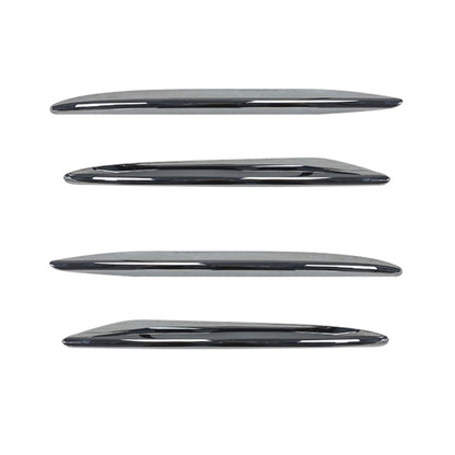 Car Front Bumper AMG Air Inlet Grille Decoration Sticker Strip for Mercedes-Benz E Class W213 2016-2020/E200/E260/E300, Air Inlet Grille For Mercedes-Benz E Class (Black), Wind Knife For Mercedes-Benz E Class(Mirror)