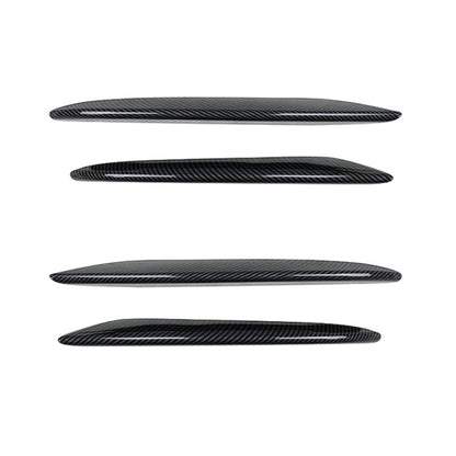 Car Front Bumper AMG Air Inlet Grille Decoration Sticker Strip for Mercedes-Benz E Class W213 2016-2020/E200/E260/E300, Air Inlet Grille For Mercedes-Benz E Class (Black), Wind Knife For Mercedes-Benz E Class(Mirror)