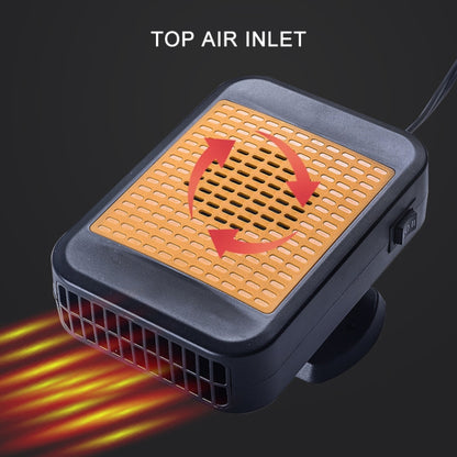 12V Car Hollow Heater Multifunctional Front Windshield Defroster and Demister, 24V (Red), 12V (Orange)