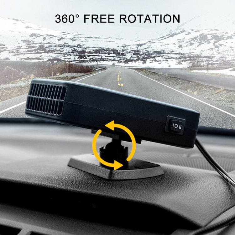 24V Car Hollow Heater Multifunctional Front Windshield Defroster and Demister, 12V (Red)